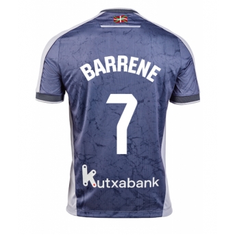 Billige Fotballdrakt Real Sociedad Ander Barrenetxea #7 Replika Bortedrakt 2025-26 Kortermet